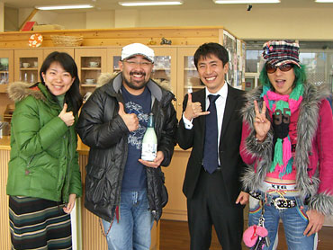 突然の訪問でもこの笑顔!素敵です!